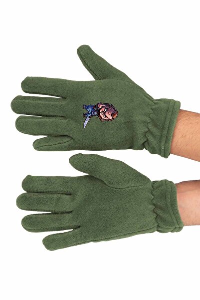 Zeron Tasarım Çaki Polar Snow Mask Long Gloves Set Bll3155