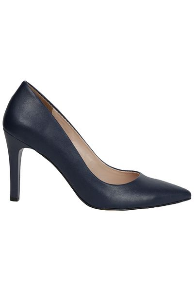 OZ AYAKKABI Navy Blue Heeled Shoes
