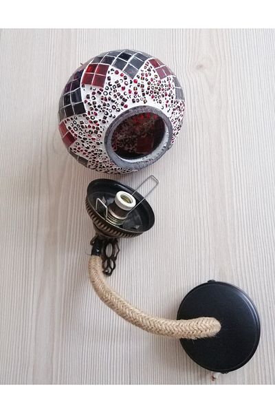 SANAT TACİRİ 1 Piece Handmade Glass Lampshade Sticking Glass Night Lamp