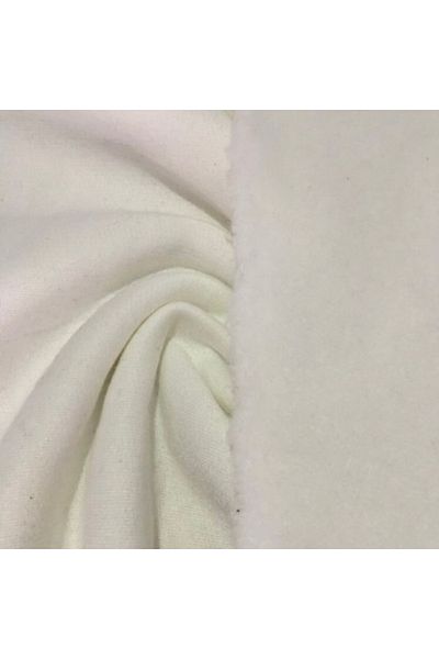ÖZGÜR KUMAŞ Cream Raised 3 Thread Combed Cotton Fabric