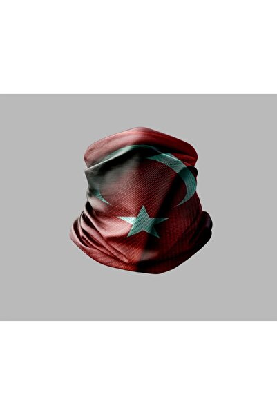 Buffalo Motorcycle Bandana with Turkish Flag Design