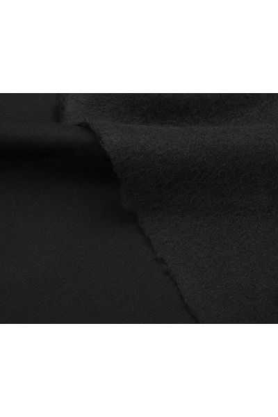 ÖZGÜR KUMAŞ Black Raised 3 Thread Combed Cotton Fabric