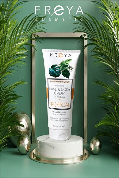 Freya El Ve Vücut Bakım Kremi Nemlendirici 250ml Tropical