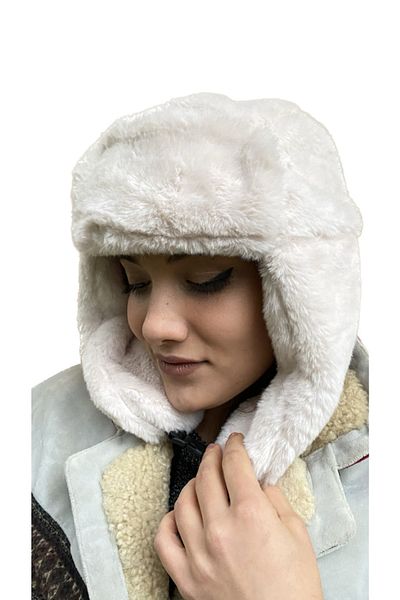 laviyonsa Plush Furry Pilot Hat
