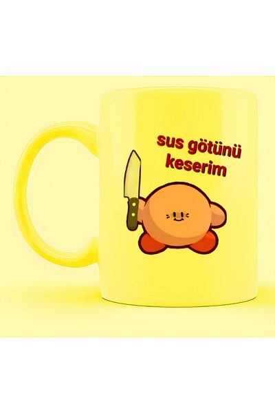RHG Art Jester Motto Yellow Mug Gift