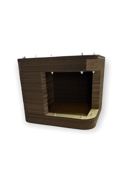 Herniks Natural Cat Herb Cat Scratching House 39x39x34 Cm Hr2003