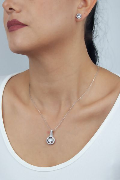 Pridza Evening Dress Necklace Earring Set