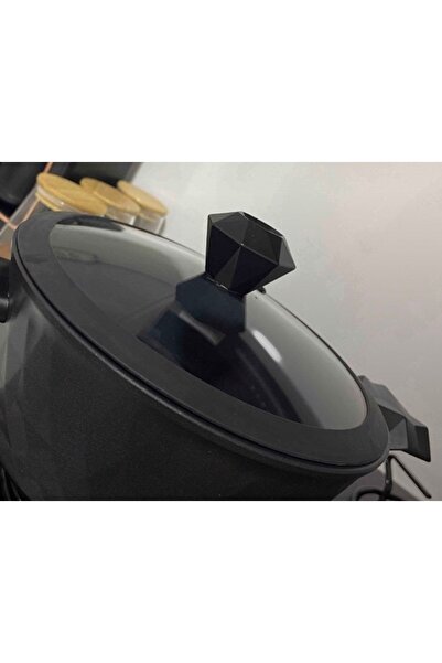 Casa Milano Orijinal Diamond Kulp Ve 28 Cm Silikon Cam Kapak