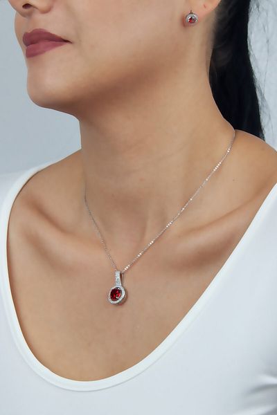 Pridza Evening Dress Necklace Earring Set