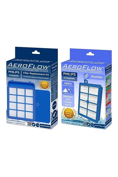 AeroFlow Ultimate Blue Hepa - Medium Filter+