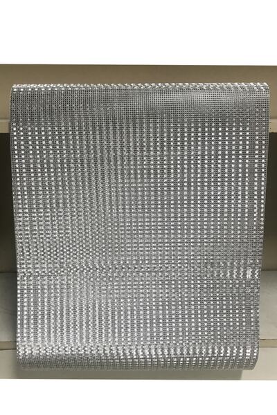 Örtücüm Gümüş Simli Parlak Dekoratif Yapışkanlı Folyo Kaplama Kağıt 45 Cm X 1 Metre Nokta