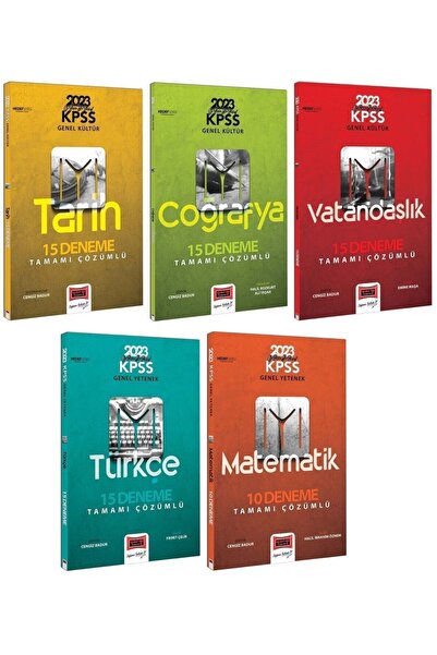 Yargı Yayınları Yargı 2023 Kpss Genel Yetenek Genel Kültür Iyi 75 Deneme 5 Li...