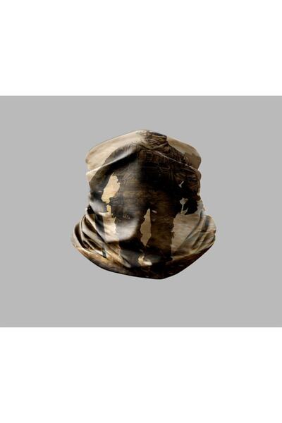 Buffalo قناع راكب الدراجة النارية التركي العسكري برتقالي في الهواء الطلق للجن...