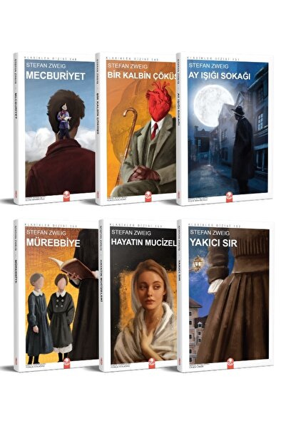 Kızıl Panda Yayınevi Stefan Zweig Seti - 2 (6 Kitap)