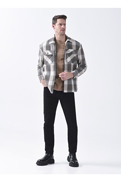 Fabrika Men's Plaid Mink Jacket - Comfort cm Ckt Doromi