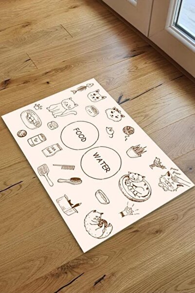 Evsebu White Cats Decorative Food Coaster