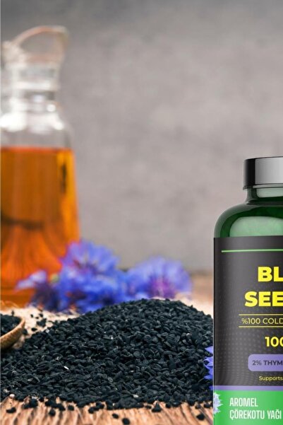 Aromel Çörek Otu Yağı Soft Jel | 90 Kapsül | Soğuk Sıkım | Black Seed Oil Highest Thymoquinone