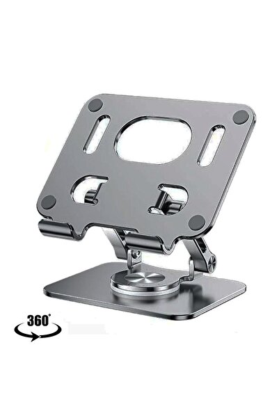 Sore 360 Derece Dönebilen Lüks Katlanabilir Metal Tablet Ve Telefon Tutucu St...