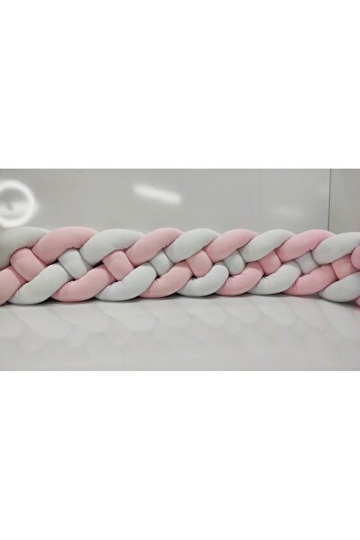 Lucky Kids حماية محبوكة مقاس 420 سم مكونة من 4 قطع / سرير أطفال بارك من جانب الأم مقاس 80 × 130 - واقي مرتبة