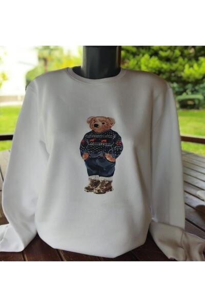 Alkım tekstil Αθλητική Μπλούζα Teddy Bear - Άνετη Εφαρμογή