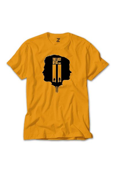 Z zepplin The Last Of Us 2 Ellie Joel Face Yellow T-shirt