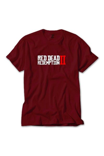 Z zepplin Red Dead Redemption 2 Κείμενο Κόκκινο T-Shirt