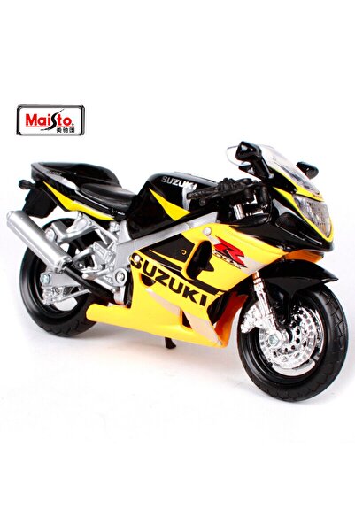 Maisto Suzuki Gsx R600 Diecast Model Motosiklet Dirt Bike Motocross 1:18 Ölçek Marka