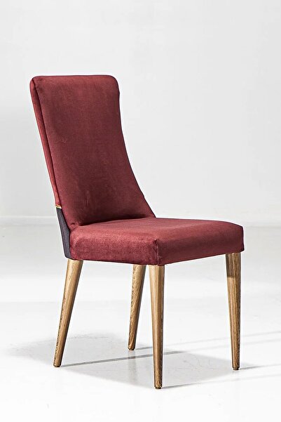 Modalife Demre Salon Yemek Mutfak Sandalyesi - Bordo