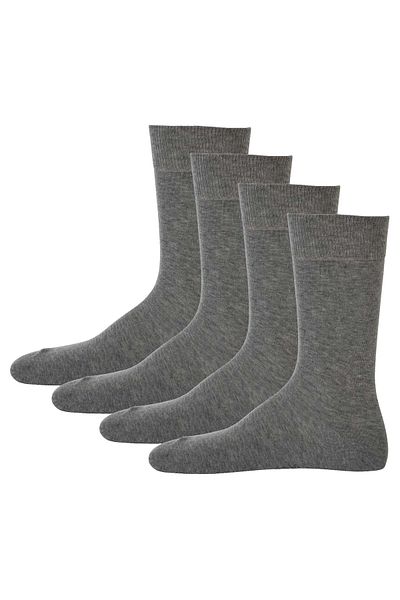 Hudson Herren Socken 4 Paar – nur 4er-Pack, Strumpf, Komfortbund, Einfarbig