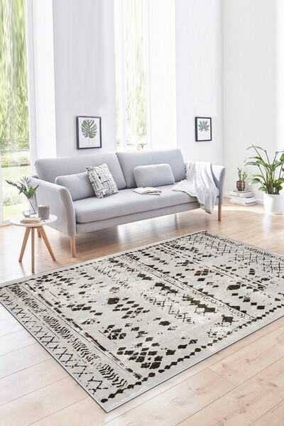 Halise Home Yıkanabilir Kaymaz Tabanlı Leke Tutmaz Dört Mevsim Halı Yolluk