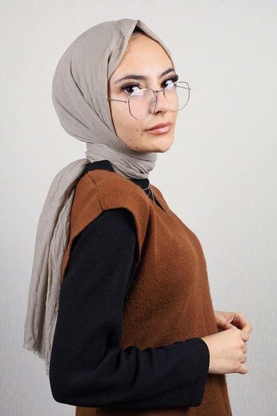 Modakaşmir Fashionable Cashmere Solid Color Bamboo Shawl - Pattern-02 - Color-03-58