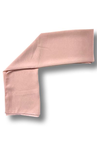 MAZEN Powder Pink Color Plain Chiffon Scarf
