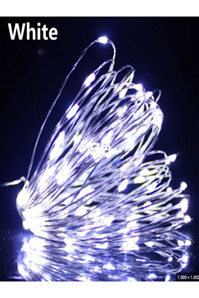 KAYAX 8 Modlu Usb Li Kumandalı 10 M Peri Led Dekoratif Amaçlı Beyaz