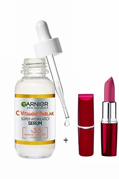 Garnier C Vitamini Parlak Süper Aydınlatıcı Serum 30 ml Maybelline New York Color Show M815 Ruj