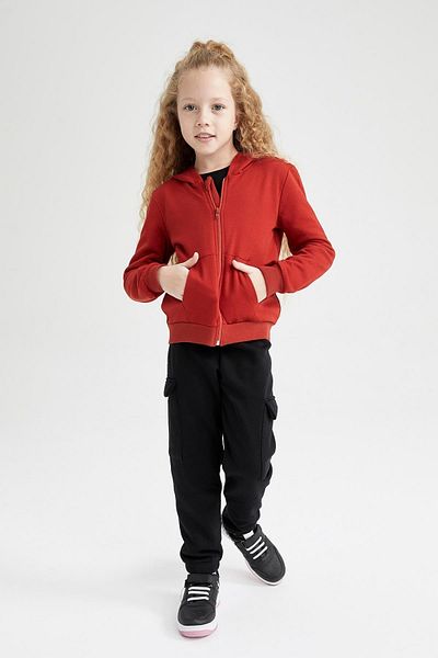 DeFacto Girl's Sweatshirt - Relaxed Fit