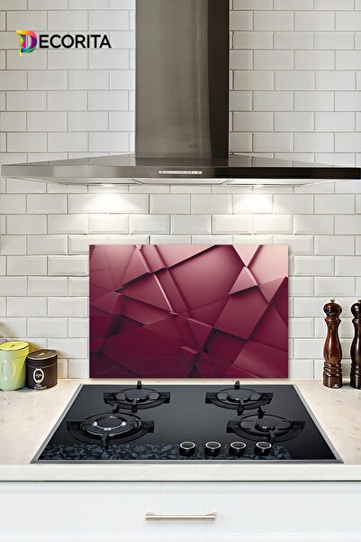 Decorita Zaštitna ploča za stakleni šporet | Noble Burgundy | 40cm X 60cm