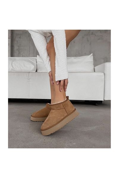 Estyle Fashion Ugi Brown Boots