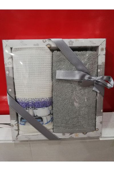 Çapa Home Daily Gift Dowry Napkin Towel Set of 2 Kitchen Towels