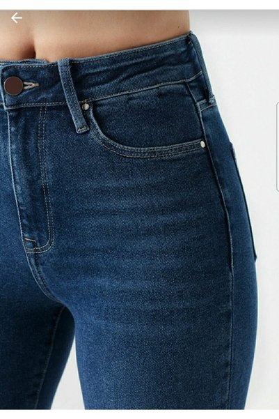 Livik Lizza Women's Blue High Waist Narrow Leg Skinny Lycra Jeans