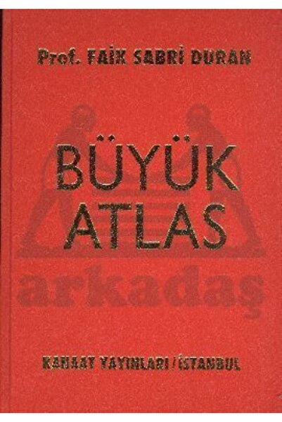 Kanaat Yayınları Büyük Atlas (ciltli)
