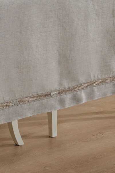 ÖDEL HOME Linen Intermediate Lace Table Cloth
