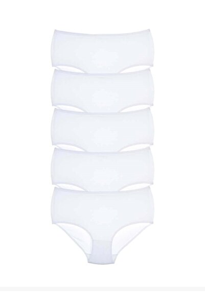 illusions Білі максі-труси 10 XL - найбільший розмір, упаковка з 5 штук