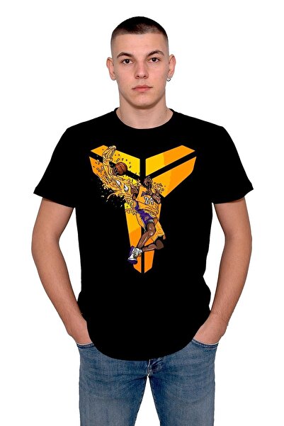 baskwear Kobe Braynt Black Mamba Basketball Tişört Unisex T-shirt