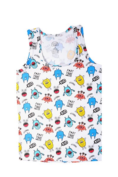 GÜMÜŞ Αγόρια Μεσαίας ημερομηνίας Αθλητής με σχέδιο Εμπριμέ Λευκό