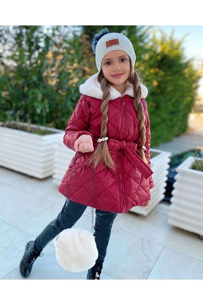 TİNİMİNİ BABY GİYİM Star Gogo Kids Quilted Coat for Girls
