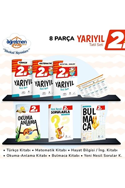 öğretmen evde 2.sınıf Yarıyıl Kış Tatil Seti 2023