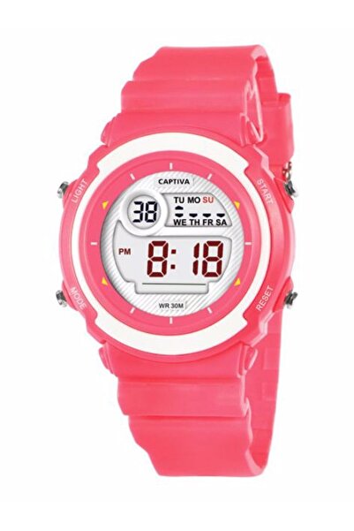 captiva منبه مقاوم للماء بثلاثة أجهزة اتوم، ساعة توقيت مضيئة للفتيات