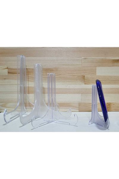 erdoğan hobi Display Foot 10 Pieces 6x9cm Plastic Plate Foot Frame Photo Foot Table Top Foot Knight Stand