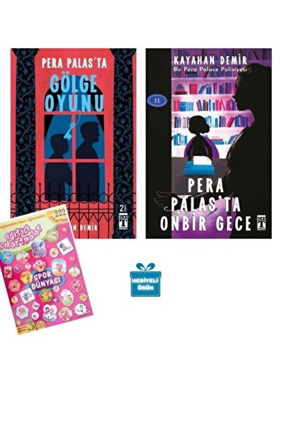Timaş Çocuk Sticker Hediyeli Kayahan Demir Pera Palasta Onbir Gece Pera Palas...