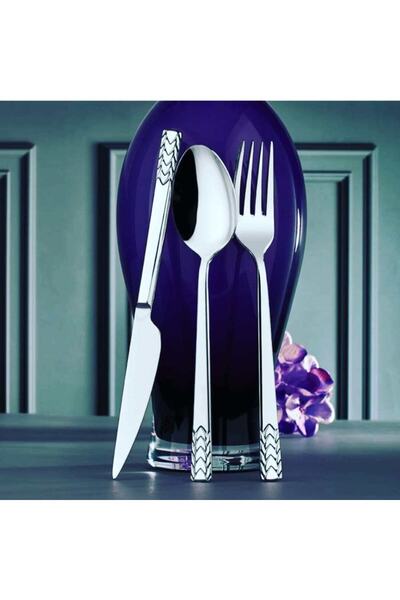Dilay Çelik 60 Parça Anka Model Çatal Kaşık Seti